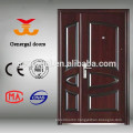 CE Thermal isolation PU foam infilling safty entry main steel door